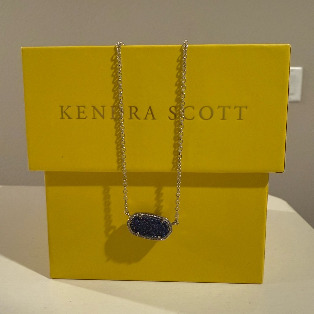 Kendra Scott Blue/Purple Shift Elisa Necklace